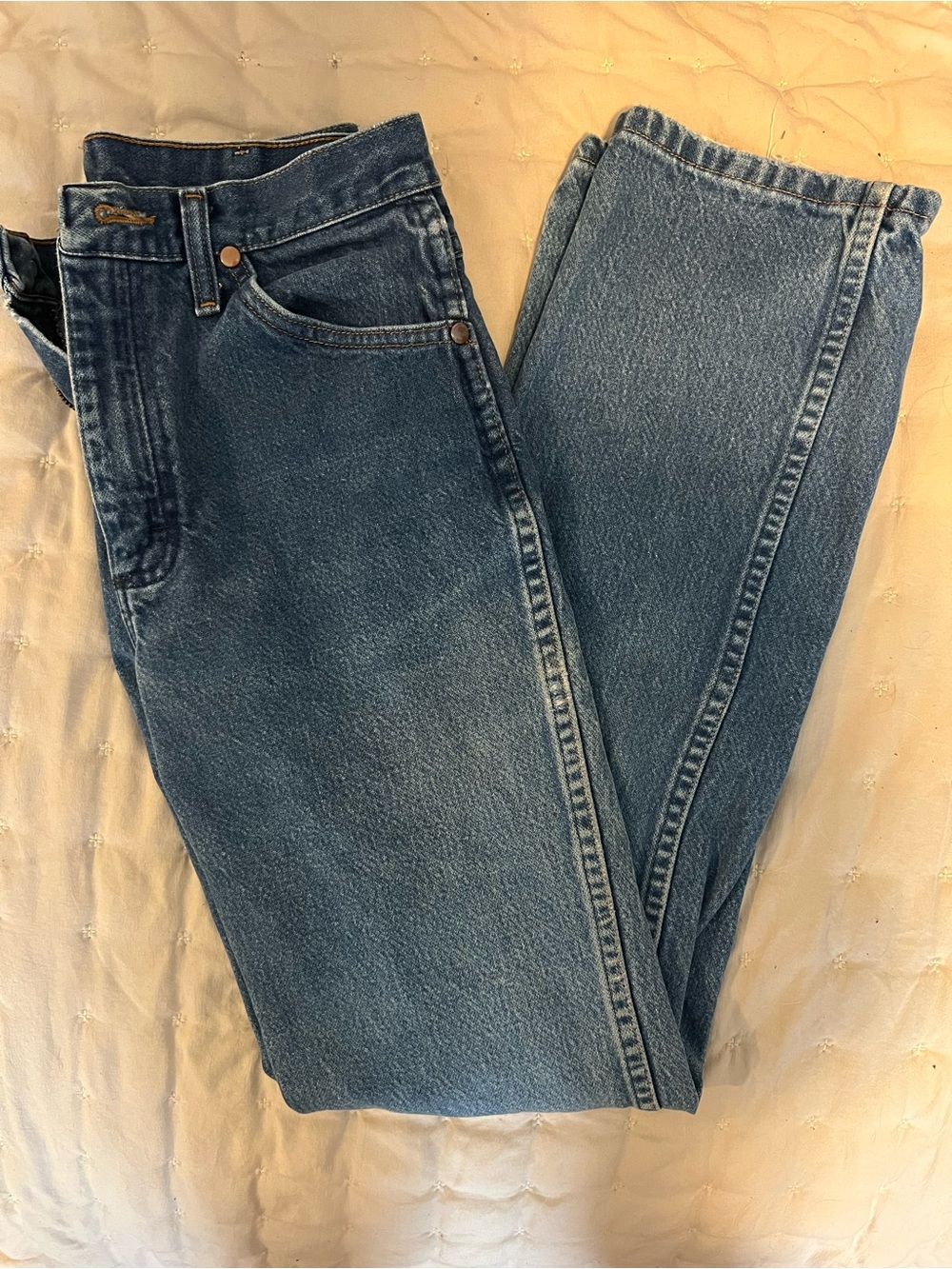 Classic Men's Blue Denim Jeans - Timeless Straight Fit